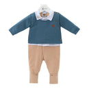 Macacão Longo Aconchego Do Bebê Gola Bordada