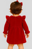 Vestido Manga Longa De Plush