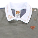 Macacão Longo Aconchego Do Bebê Com Gola Bordada