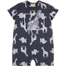 Macacão Curto Safari Preto - Milon