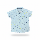 Camisa Inafntil Manga Curta Estampada Biogas