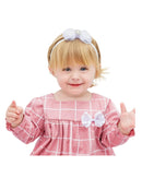 Vestido de Manga Longa com Tiara