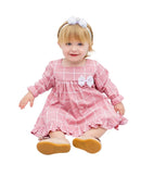 Vestido de Manga Longa com Tiara